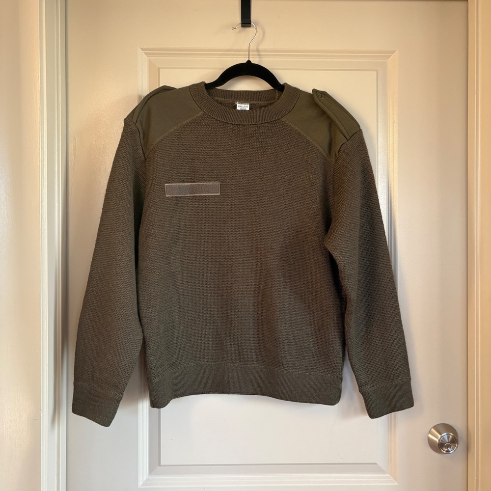 Vintage 1989 French Army Gilles Commando Sweater 104 L - Picture 3 of 9